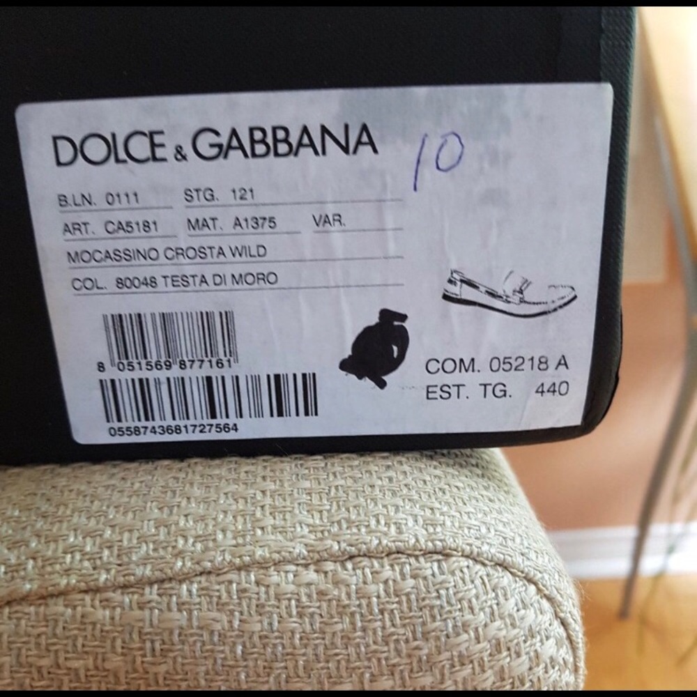 SOLD Dolce & Gabbana Suede Men Moccasin